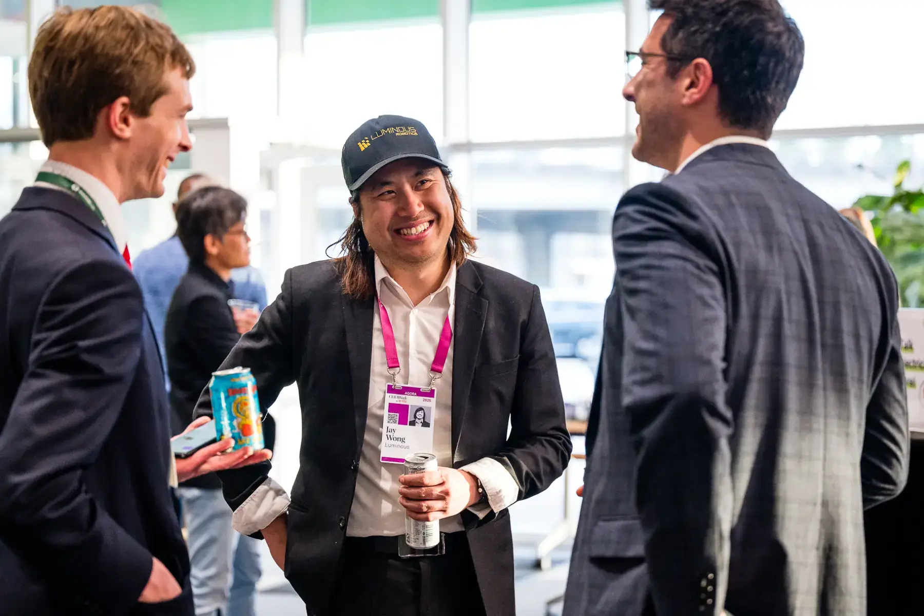 Greentown partners networking at an event