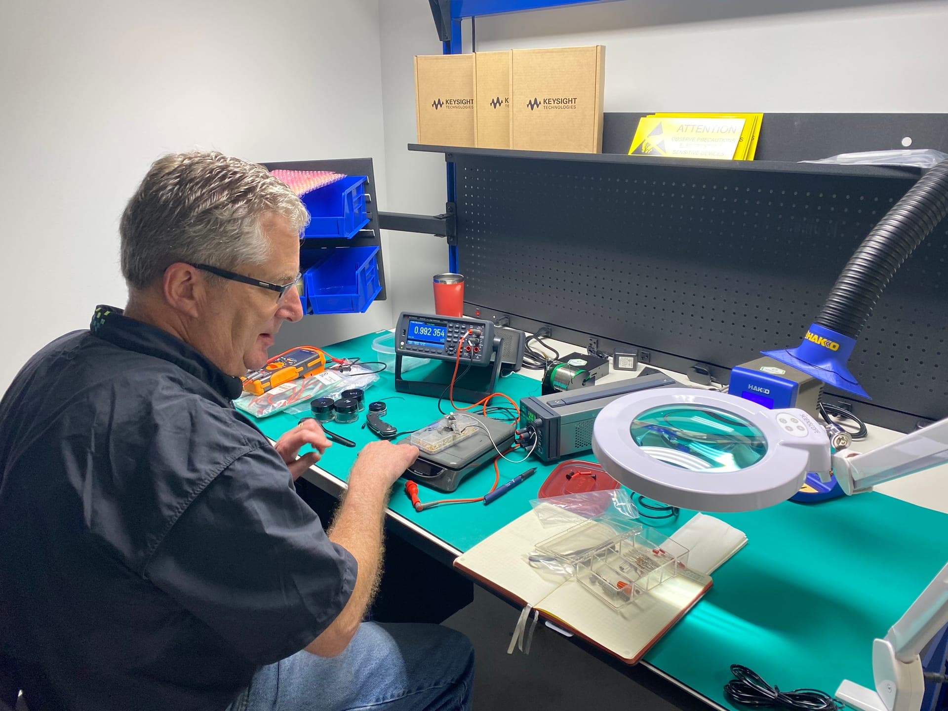 Keysight Electronics Lab at Greentown Labs